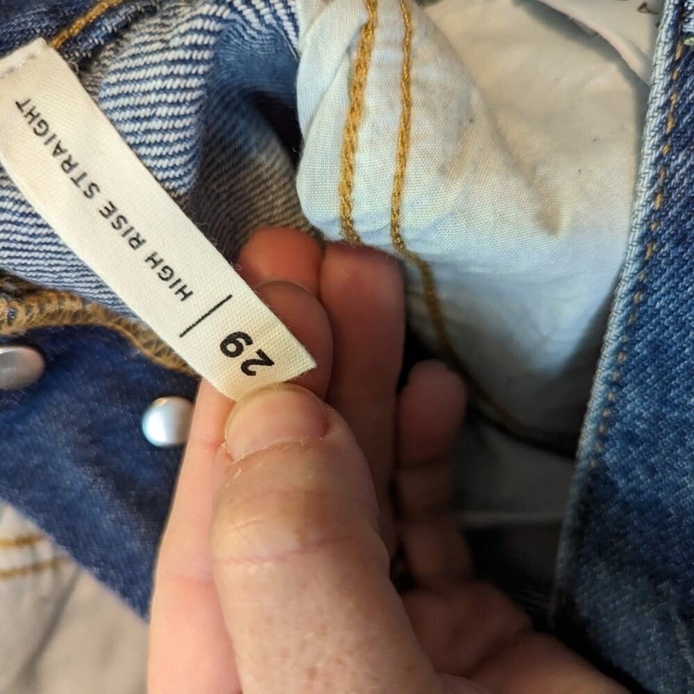 Pacsun High Waist Straight Jeans | Size 29 - Picture 8 of 8